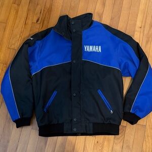 Yamaha Men's Black and Blue Performance Jacket
